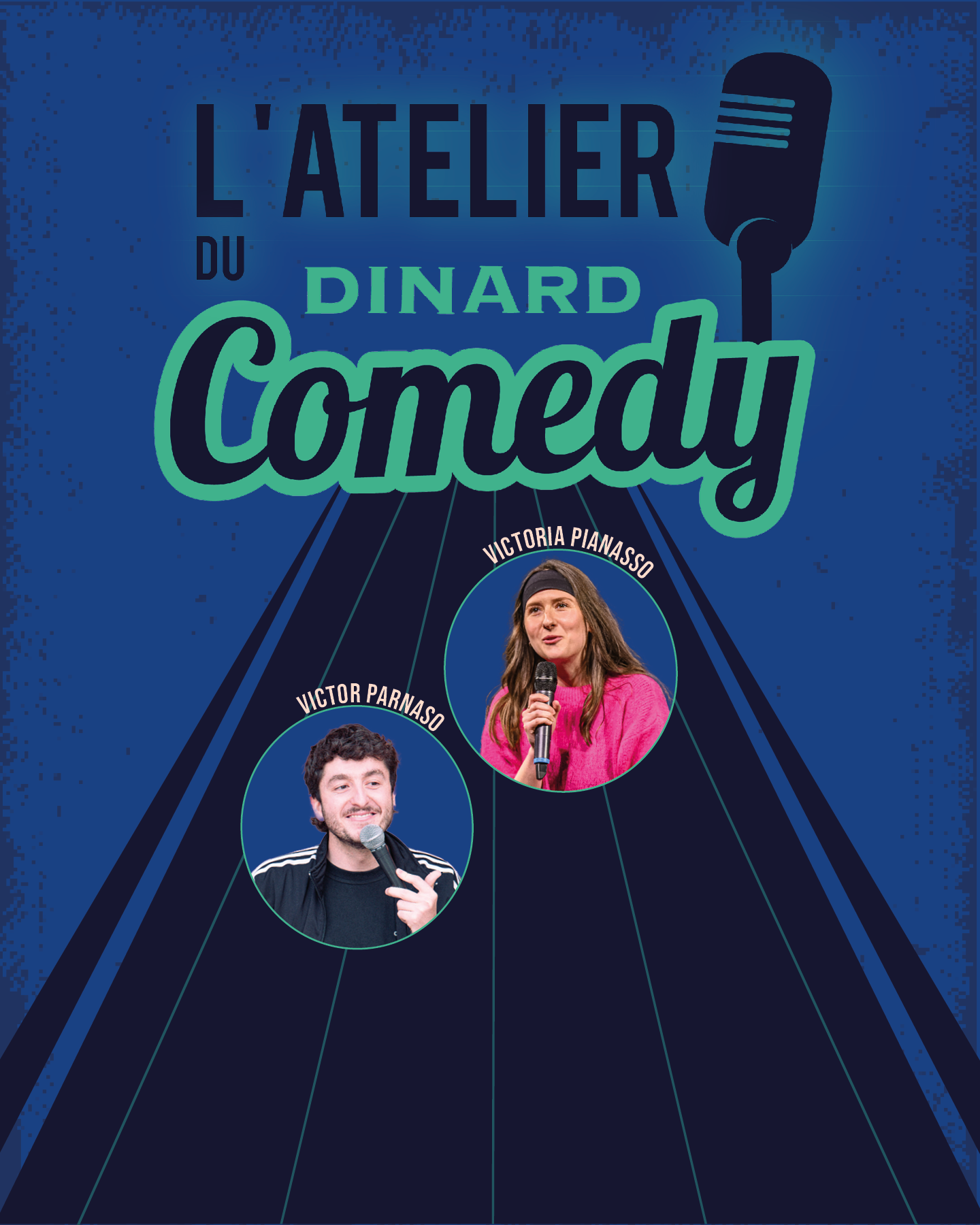 ATELIER DINARD COMEDY - un 30/30 de stand-up avec Victoria Pianasso et Victor Parnaso - Mercredi 18 novembre 2026 19h - Jim Carré à Saint-Malo