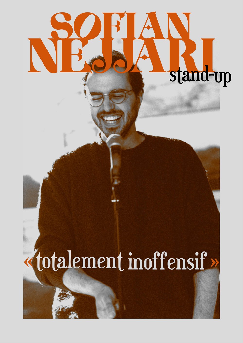 SOFIAN NEJJARI dans TOTALEMENT INOFFENSIF - Lundi 26 octobre 2026 20h45 - Jim Carré à Saint-Malo